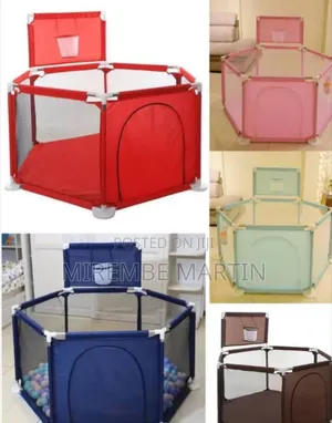 Hexagonal Foldable Children's Playpen