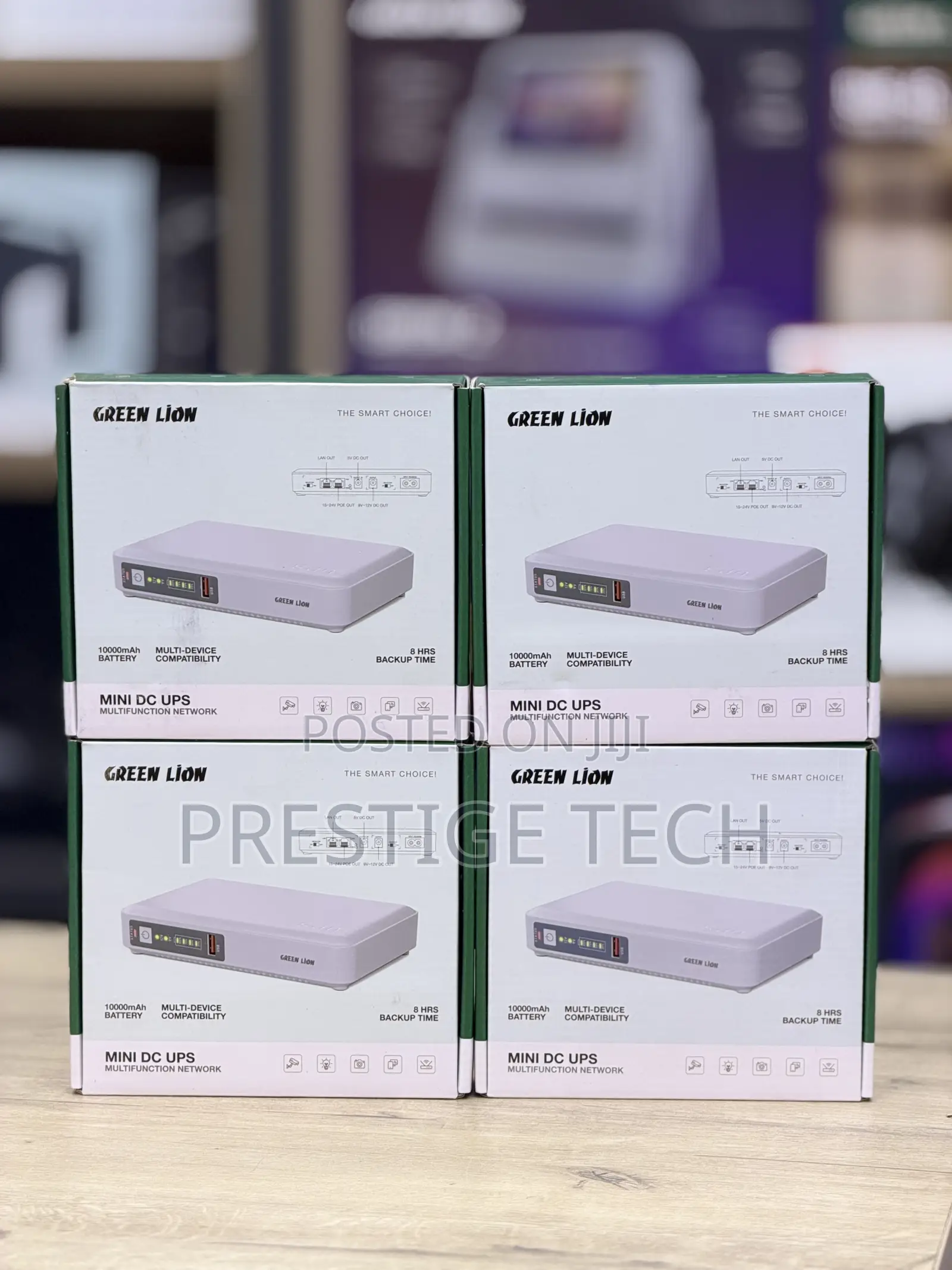 Green Lion Mini DC UPS, 10000mah Devices for Like Routers, CCTV Camera