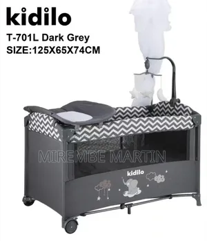Kidilo T-701l Multifunctional Baby Travel Cot and Playpen