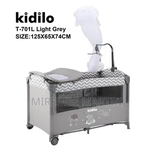 Kidilo T-701l Multifunctional Baby Travel Cot and Playpen