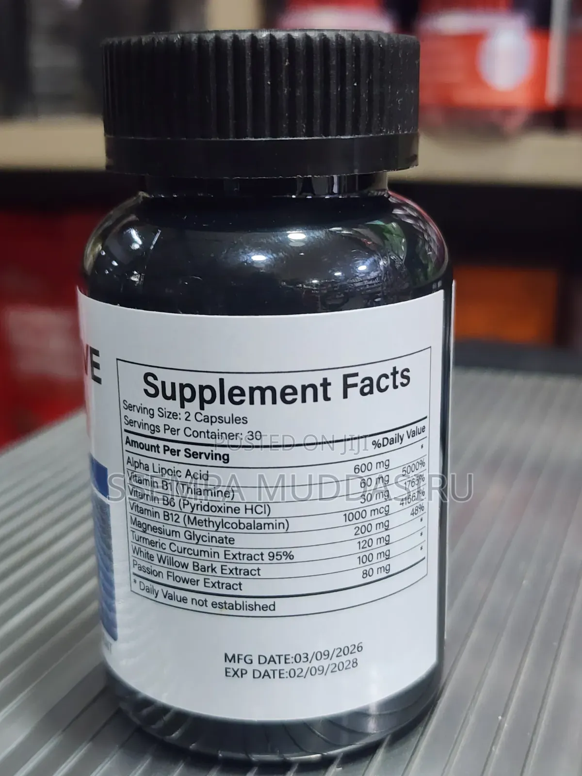 Sciatic Nerve Support 60 Capsules Dietry Supplement