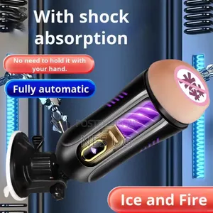 Automatic Male Masturbating Cup 2Channels Strong Suction Hands Free