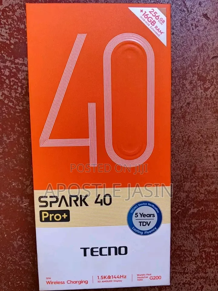 New Tecno Spark 40 Pro+ 256 GB Green