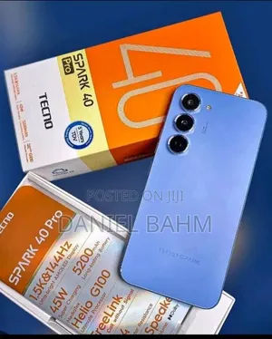 New Tecno Spark 40 Pro 256 GB Blue