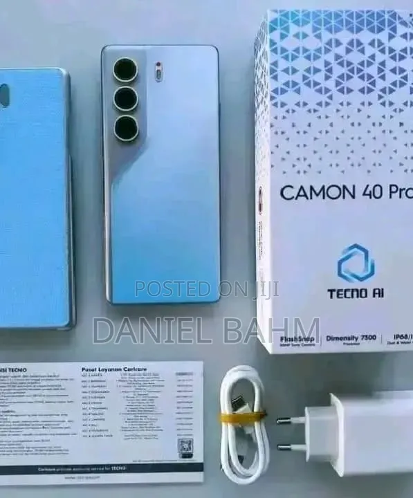 New Tecno Camon 40 Pro 4G 256 GB Blue