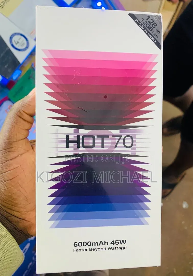 New Infinix Hot 70 256 GB Black