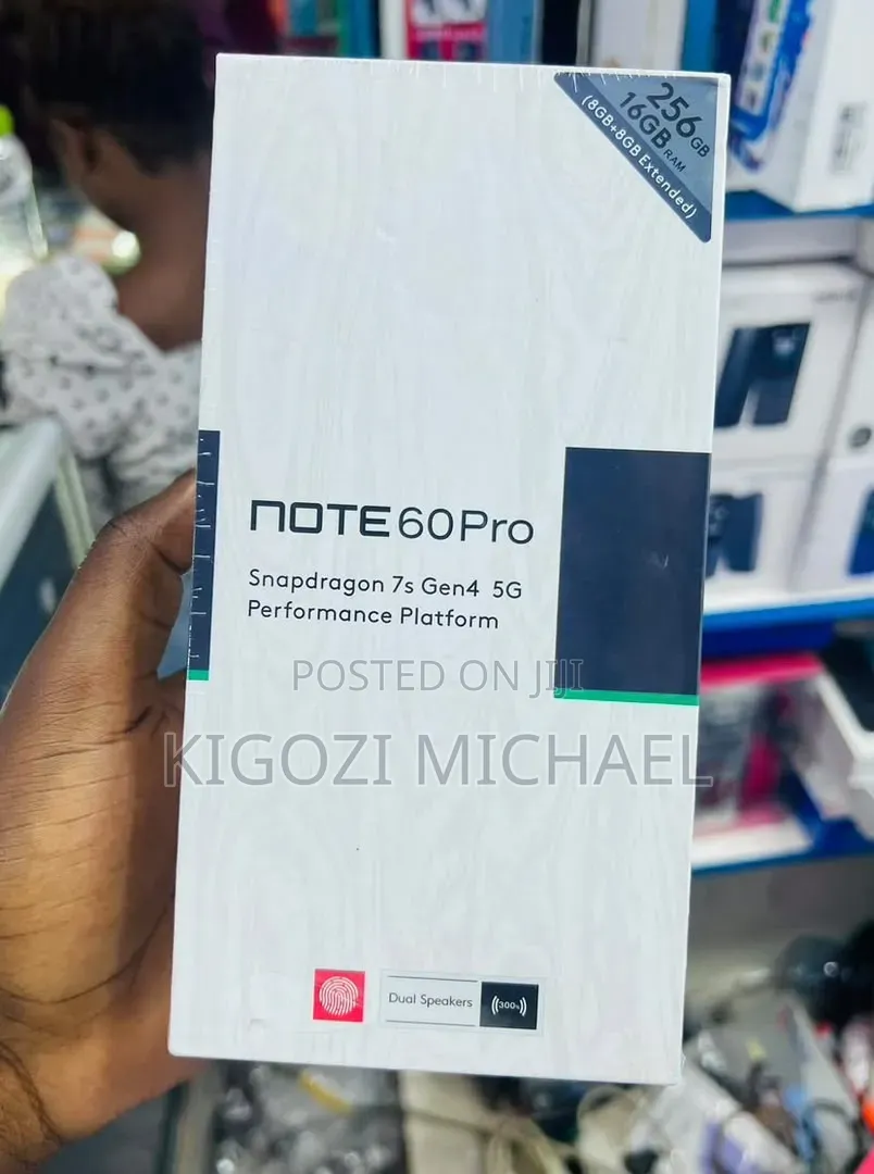 New Infinix Note 60 Pro 256 GB Black
