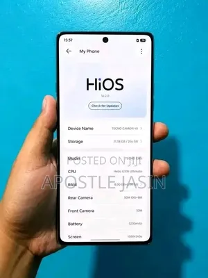 New Tecno Camon 40 Pro 5G 256 GB Blue