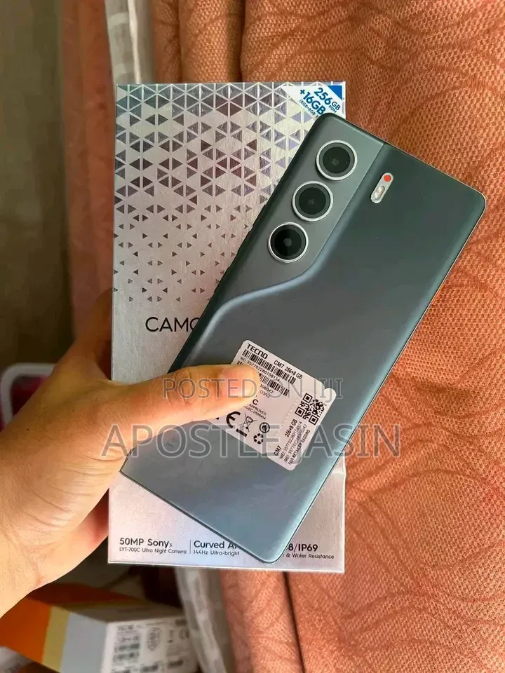 New Tecno Camon 40 Pro 5G 256 GB Black