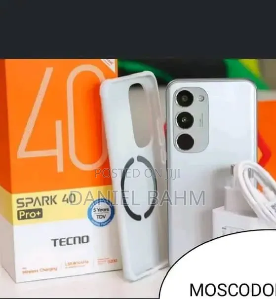 New Tecno Spark 40 Pro+ 256 GB White