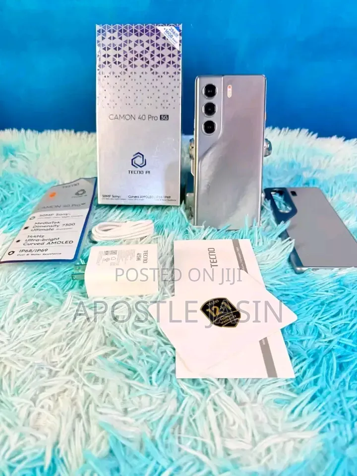 New Tecno Camon 40 Pro 5G 256 GB Gray