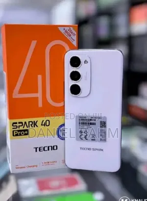 New Tecno Spark 40 Pro+ 256 GB White