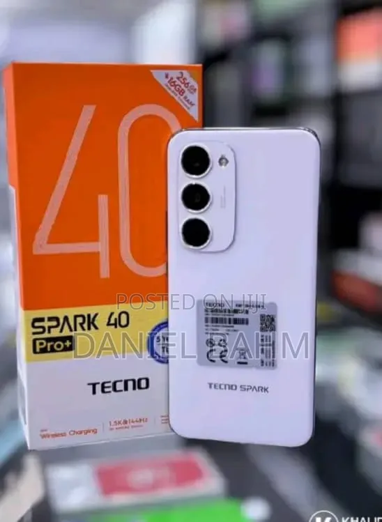 New Tecno Spark 40 Pro+ 256 GB White