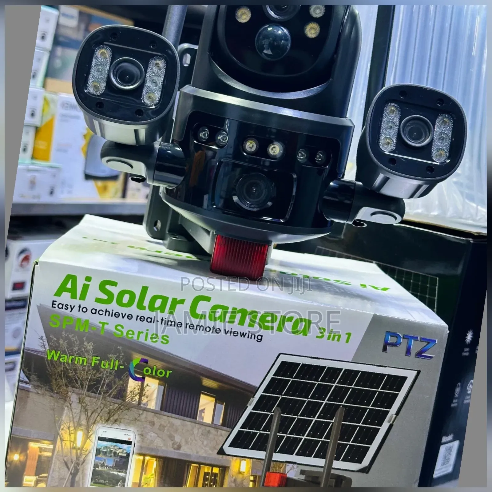 Ai Solar Camera 3 In1/ Surveillance Camera 3 In1