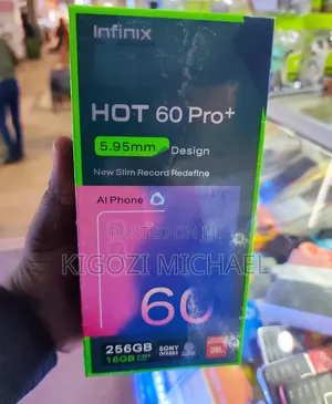 New Infinix Hot 60 Pro+ 256 GB Black