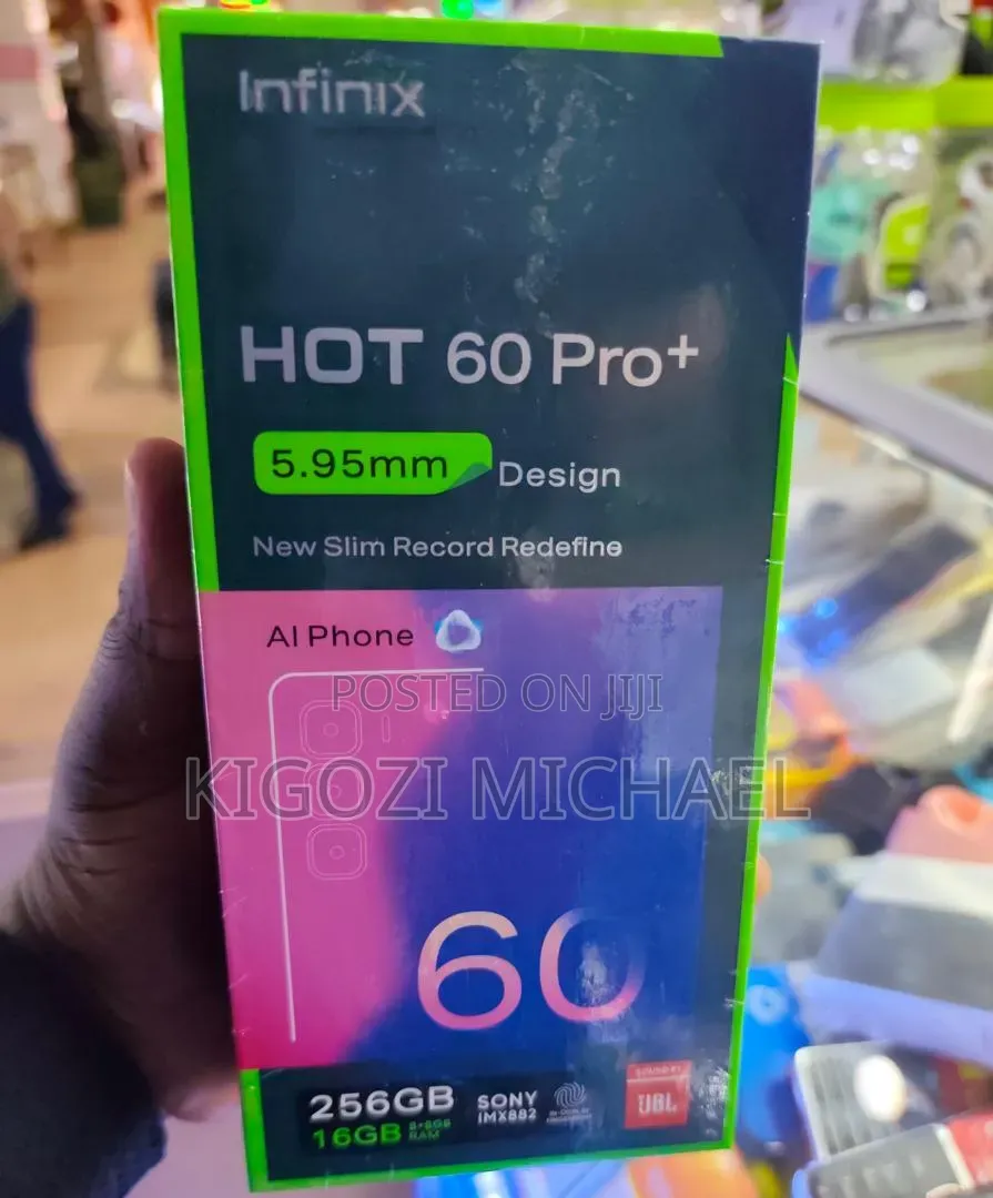 New Infinix Hot 60 Pro+ 256 GB Black