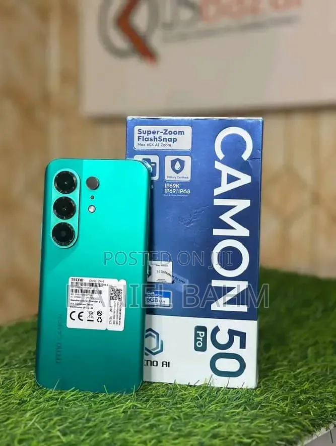 New Tecno Camon 50 Pro 256 GB Green