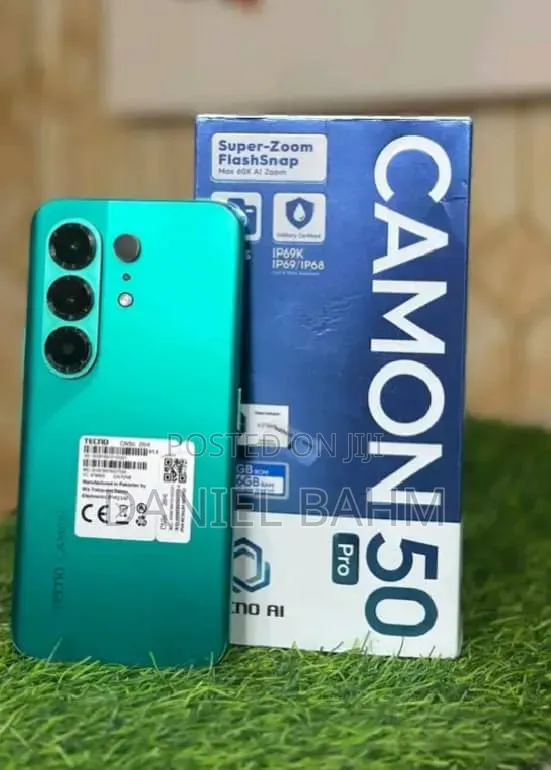 New Tecno Camon 50 Pro 256 GB Green