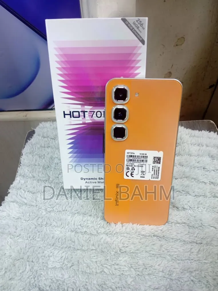 New Infinix Hot 70 Pro 256 GB Orange