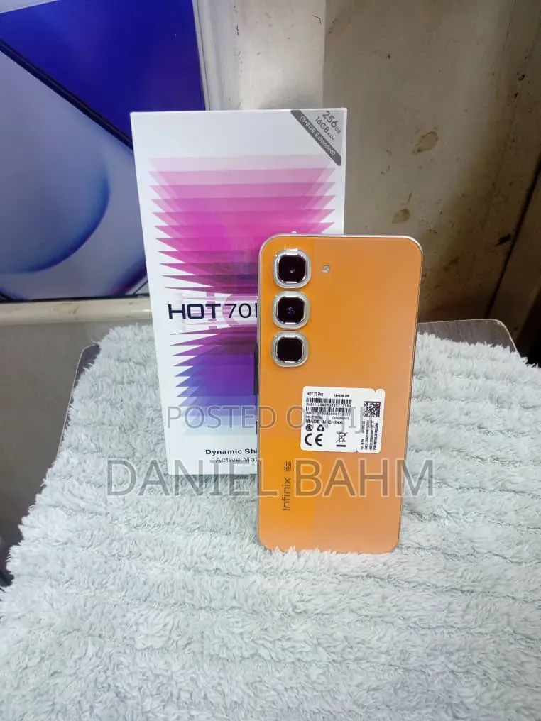 New Infinix Hot 70 Pro 256 GB Orange