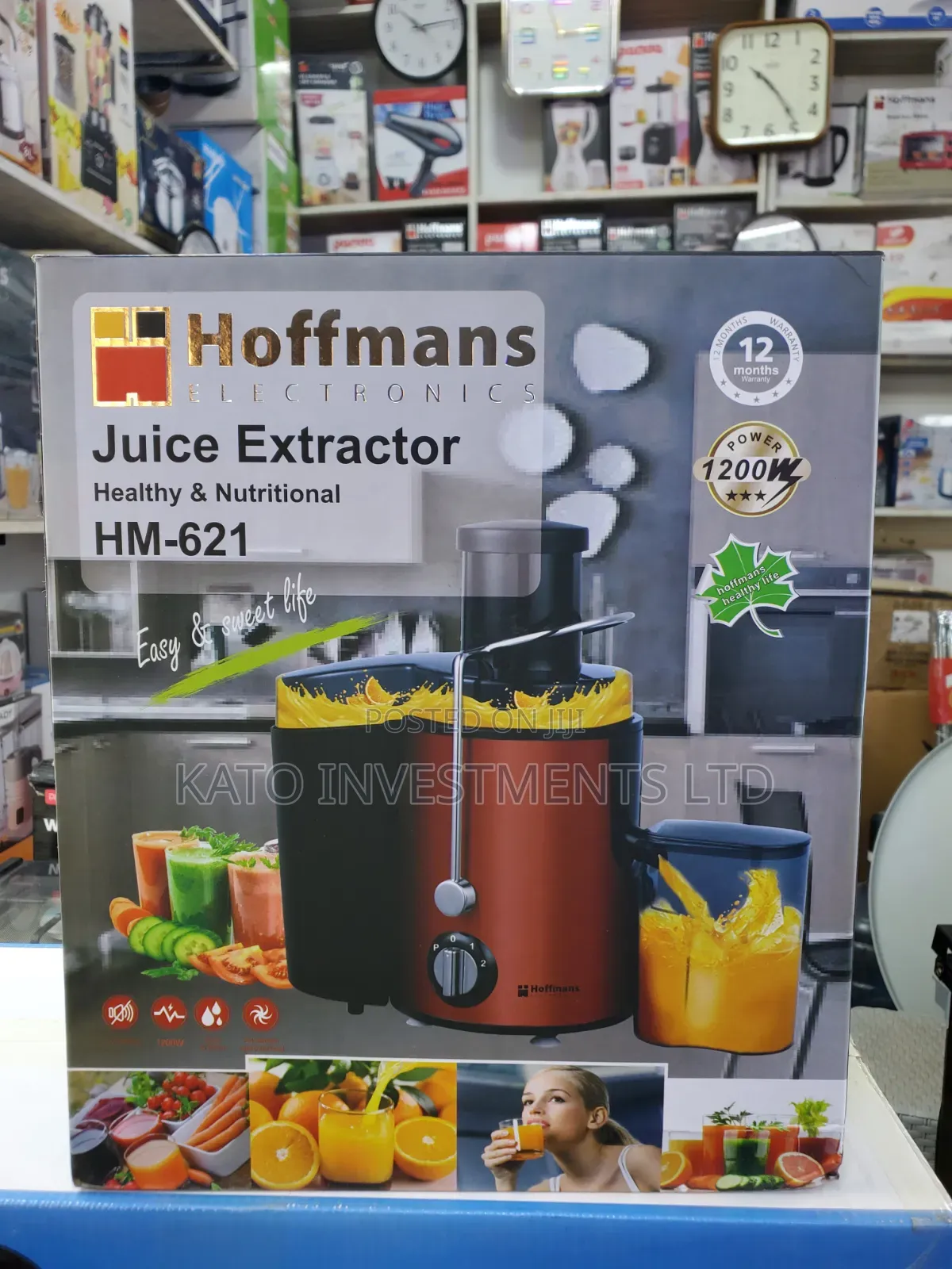 Centrifugal Juicer Hm- Juice Extractor Hoffmans