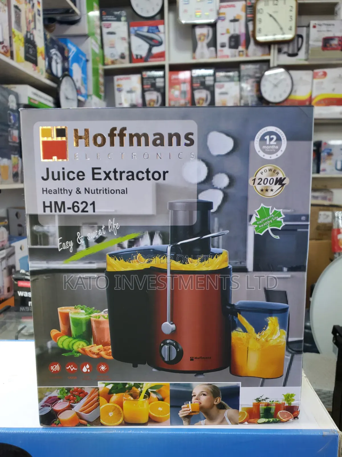 Centrifugal Juicer Hm- Juice Extractor Hoffmans