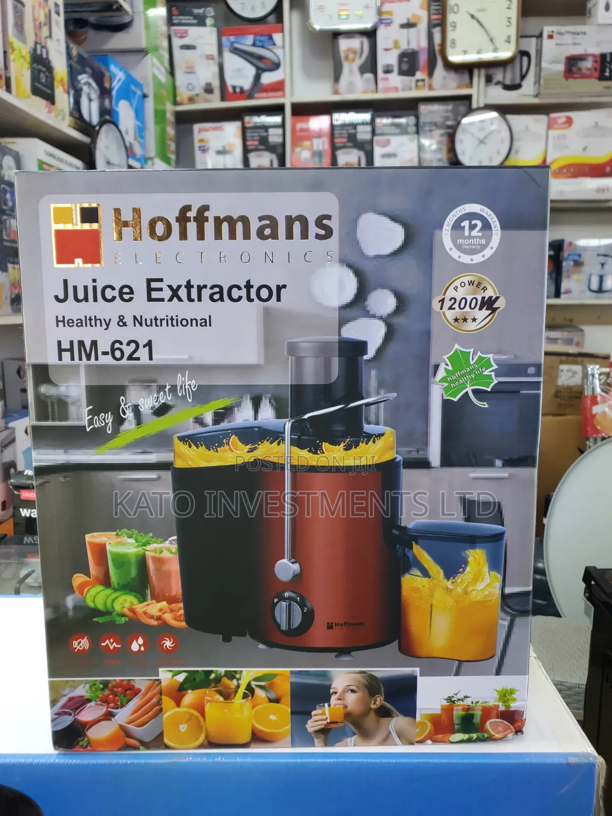 Centrifugal Juicer Hm- Juice Extractor Hoffmans