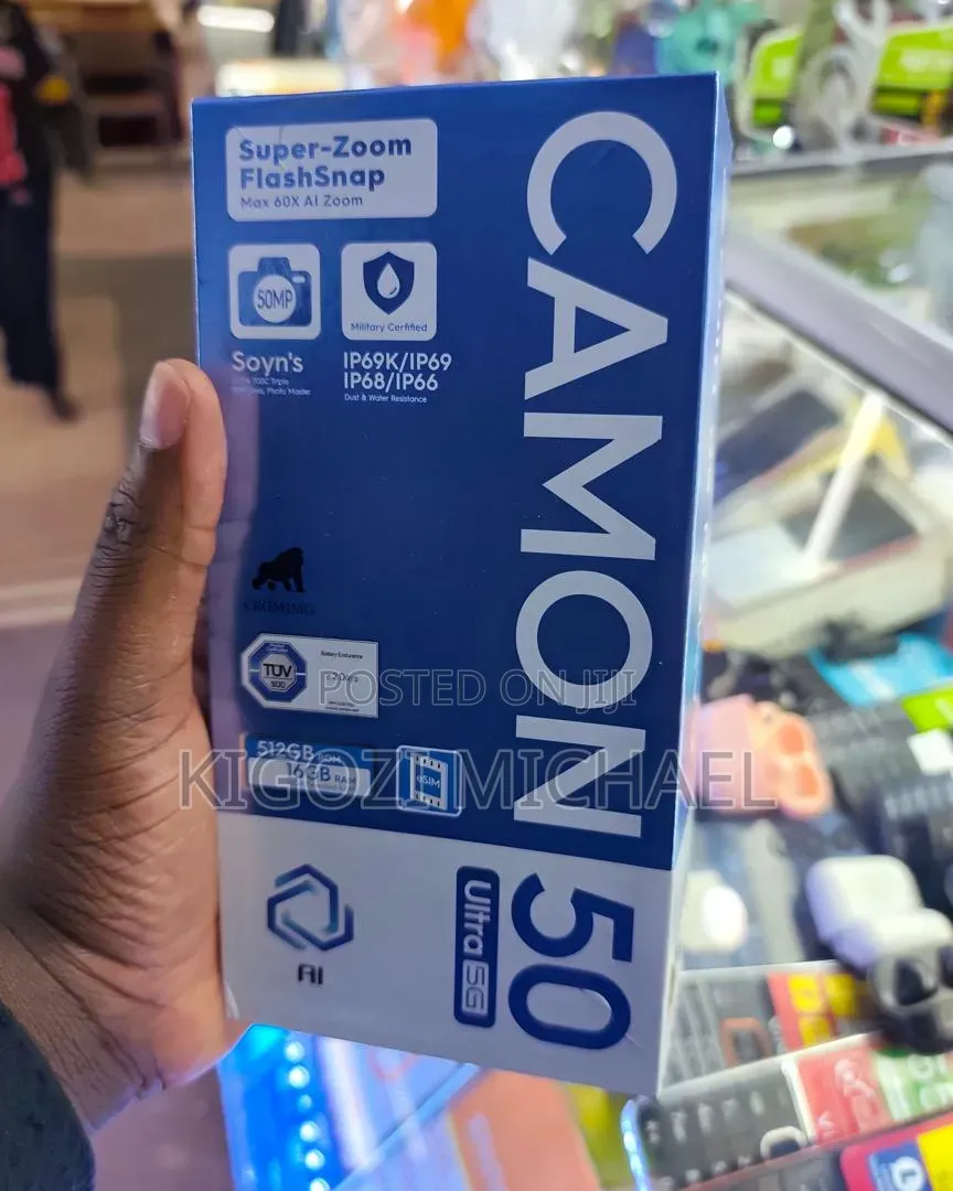 New Tecno Camon 50 Ultra 512 GB Blue