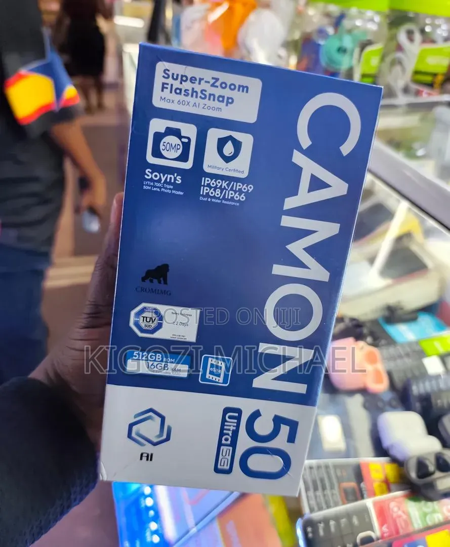 New Tecno Camon 50 Ultra 512 GB Blue