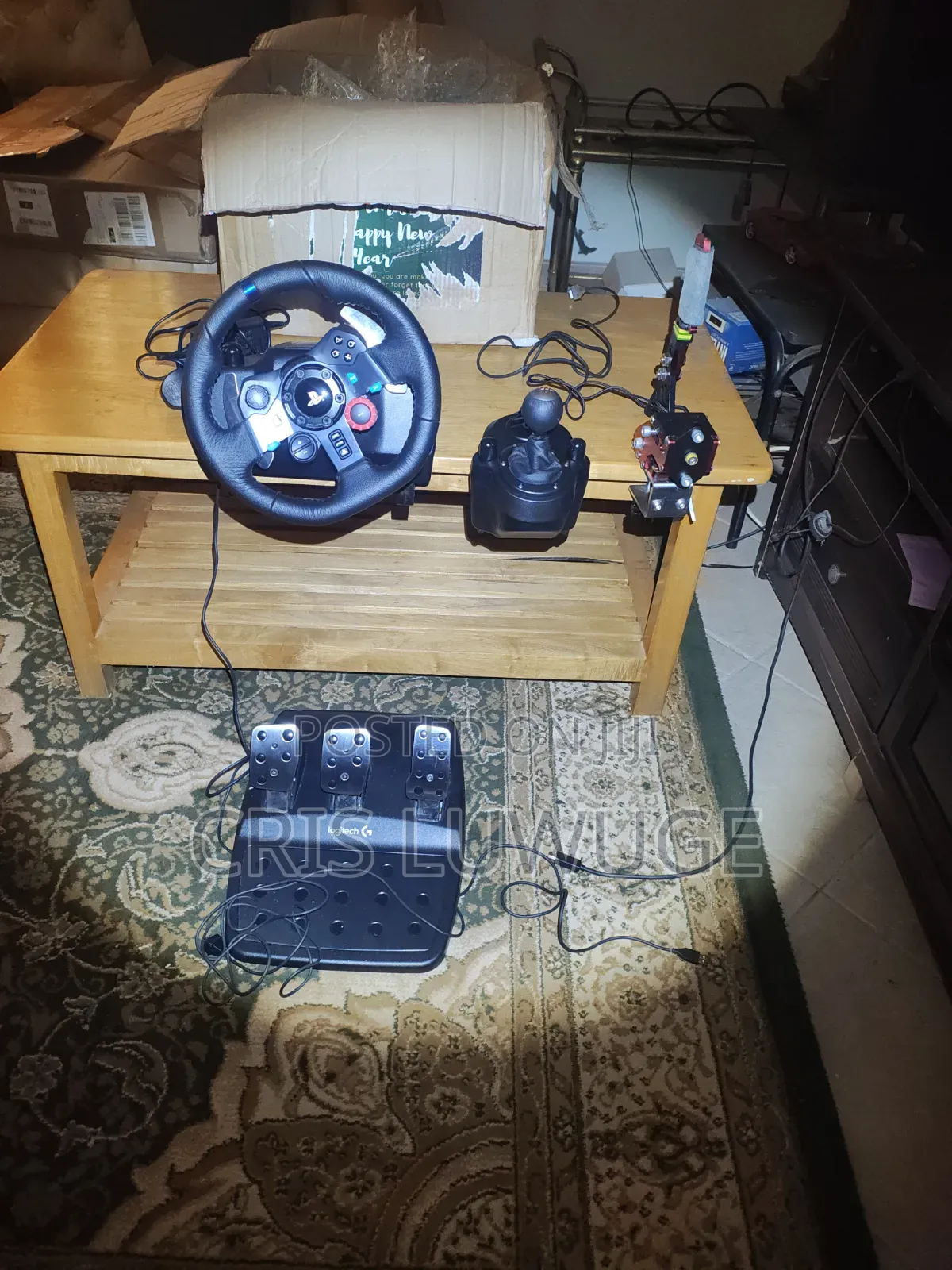 Logitech Steering, Gear, Hand Brake and Pedals