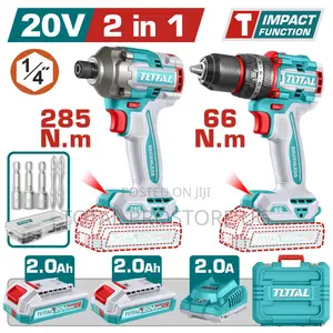 Tckli20277 - Cordless 2 PCS Combo Kit 20v/66 n.m