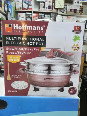 Hoffmans 8L Multifunctional Electric Hot Pot & Steamer GERMAN TECH