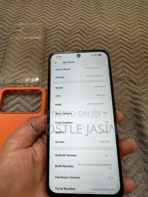 New Tecno Spark 50 128 GB Orange