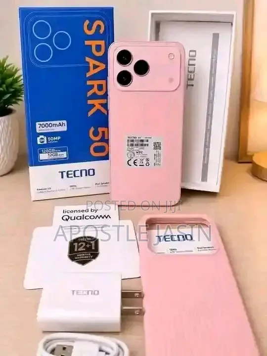New Tecno Spark 50 128 GB Pink