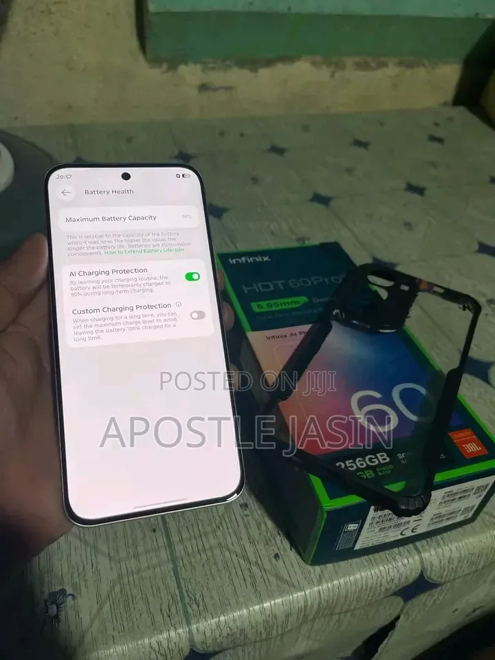 New Infinix Hot 60 Pro+ 256 GB Gray