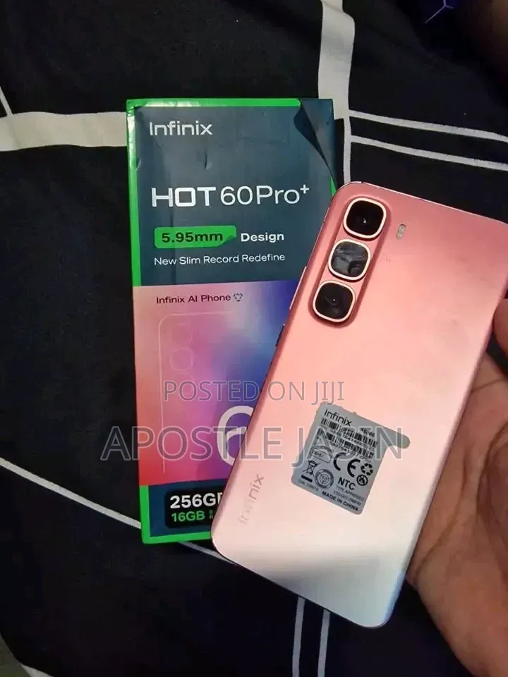 New Infinix Hot 60 Pro+ 256 GB Pink