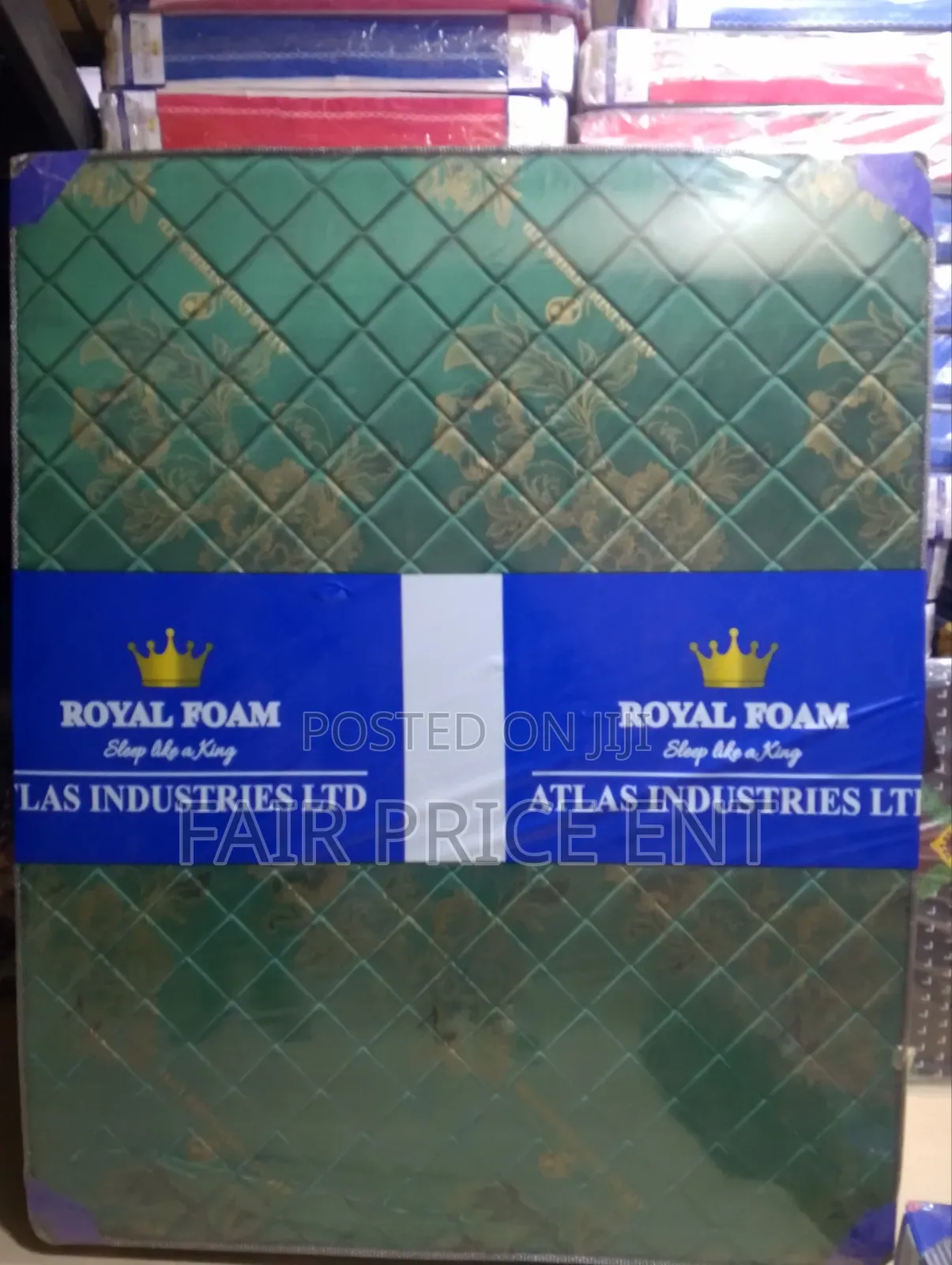 Royal Foam High Density.6*6*8inches.( Green)