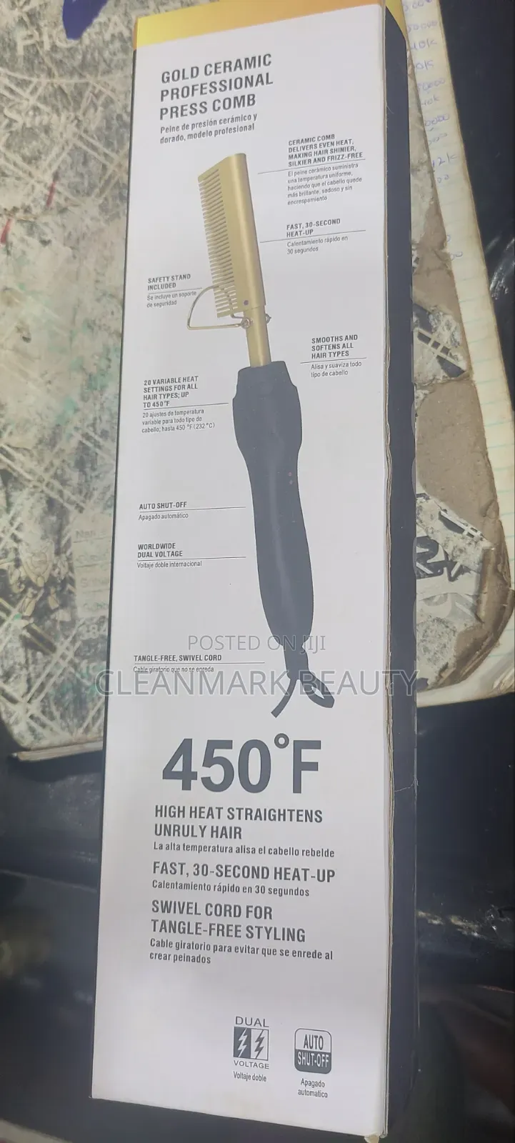 Electronic Hot Comb ,Hair Straightener