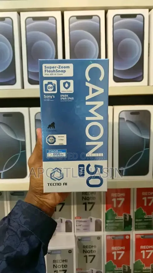 New Tecno Camon 50 Pro 256 GB Gray
