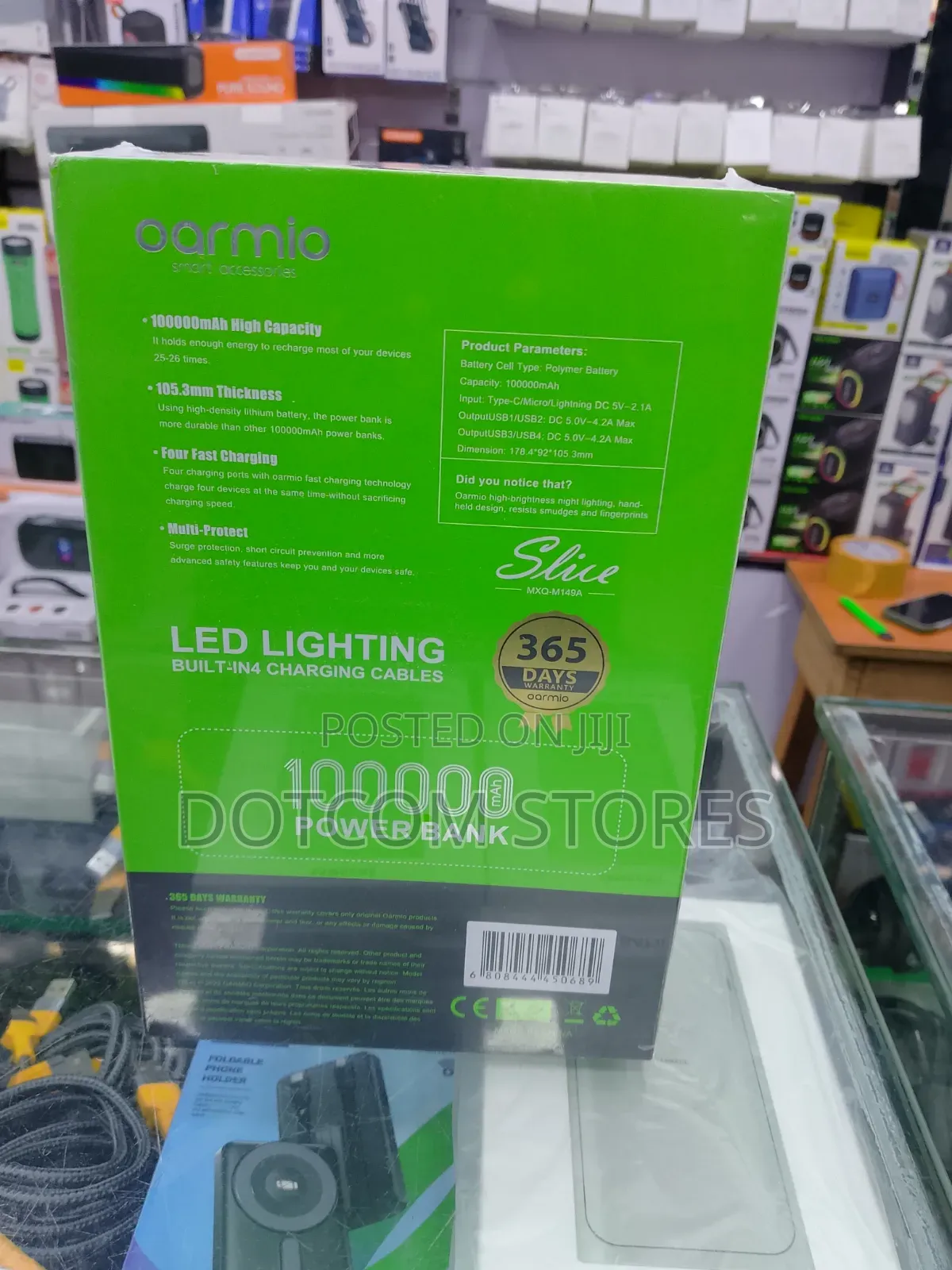 Oarmio Slice 100,000mAh Power Bank.