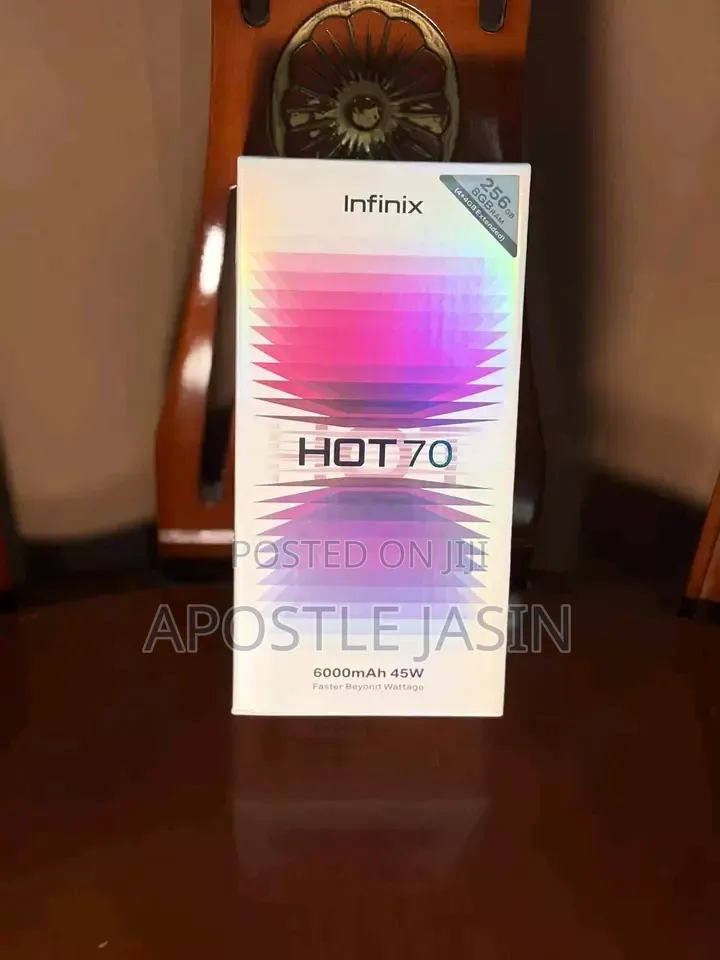 New Infinix Hot 70 256 GB Pink