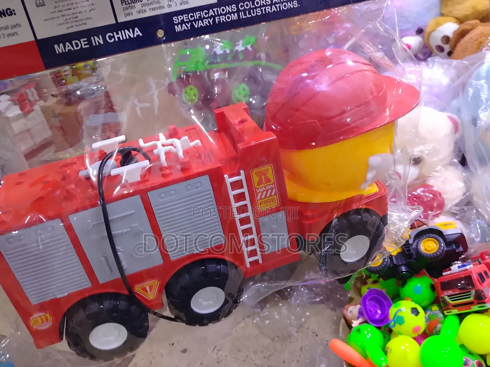 Plastic Toy Fire Truck