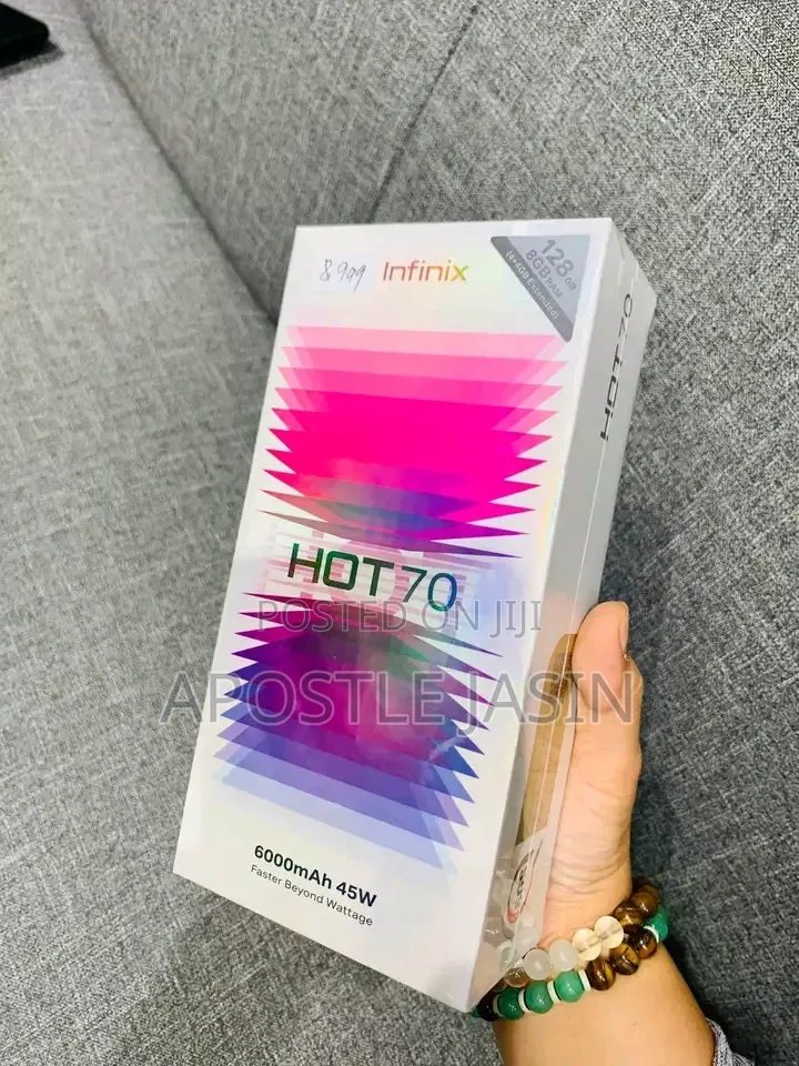 New Infinix Hot 70 256 GB Gray