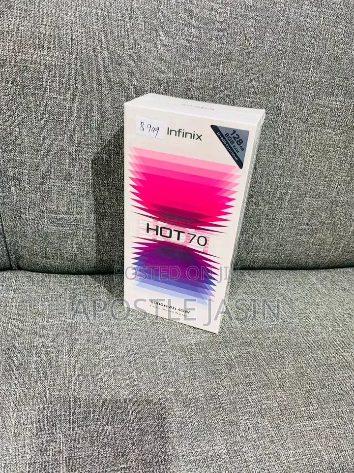 New Infinix Hot 70 256 GB Gray