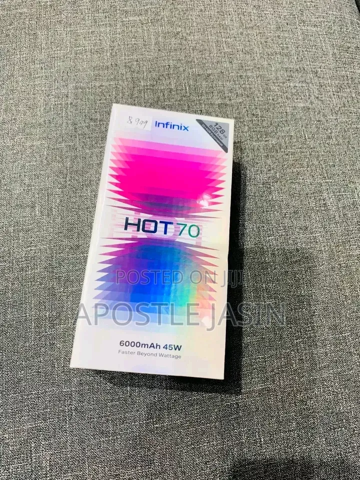 New Infinix Hot 70 256 GB Gray