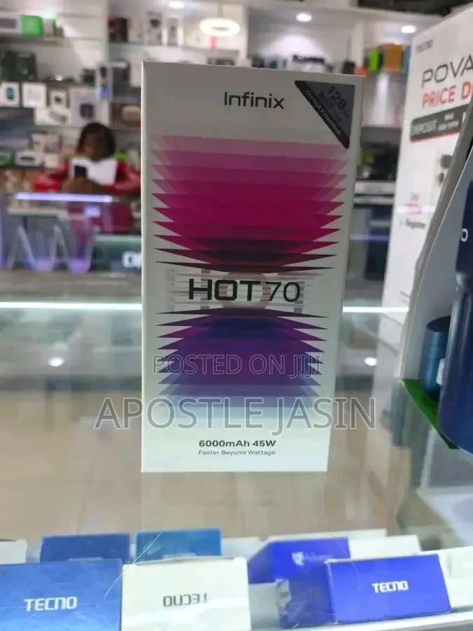 New Infinix Hot 70 256 GB Gray