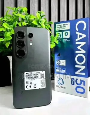 New Tecno Camon 50 Pro 256 GB Black