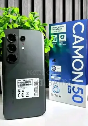 New Tecno Camon 50 Pro 256 GB Black