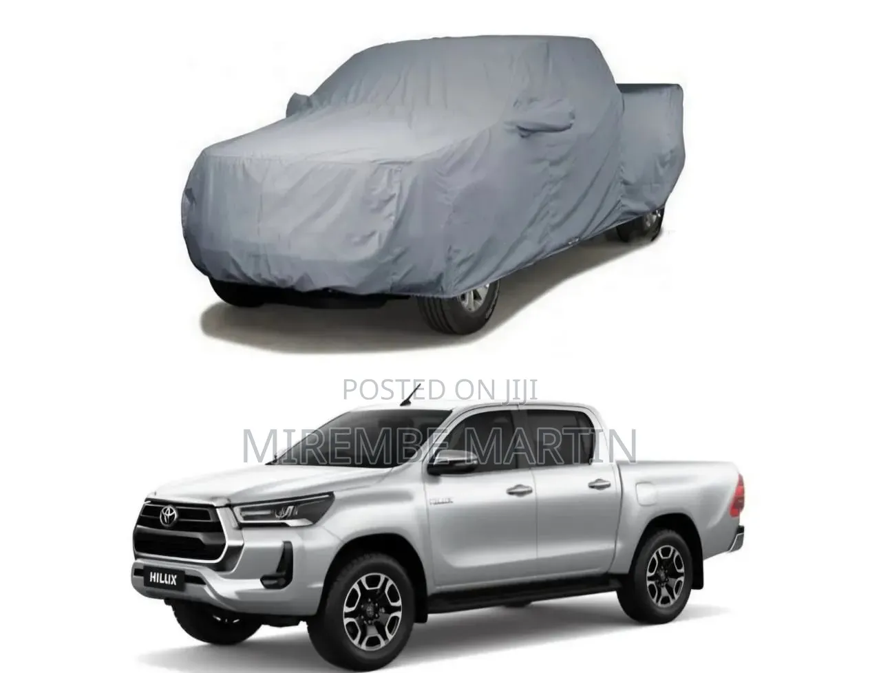 A Gray Custom-Fit Vehicle Cover,