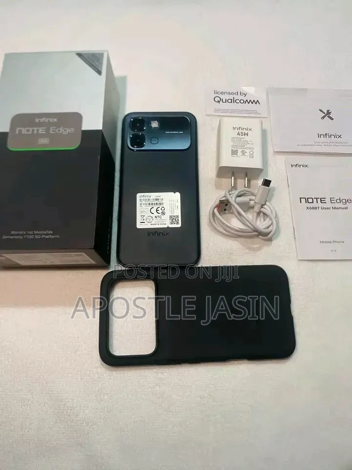 New Infinix Note Edge 256 GB Gray